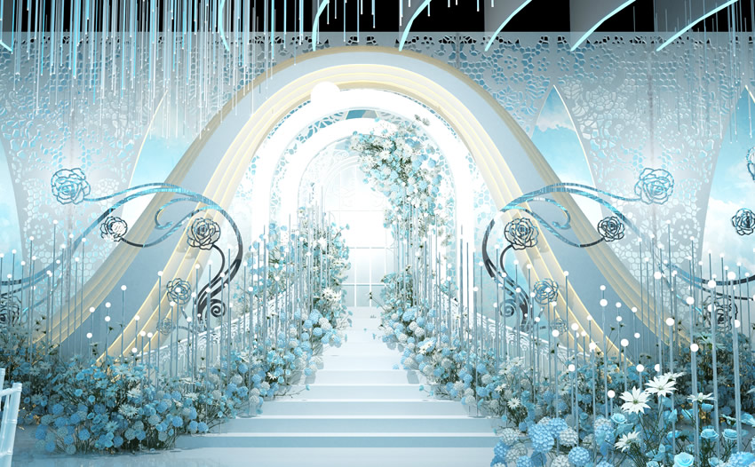 金台釡香烙馍村水晶厅效果展示